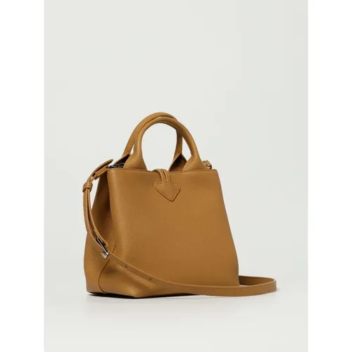 Elegant Leather Top Handle Bag - Longchamp - Modalova