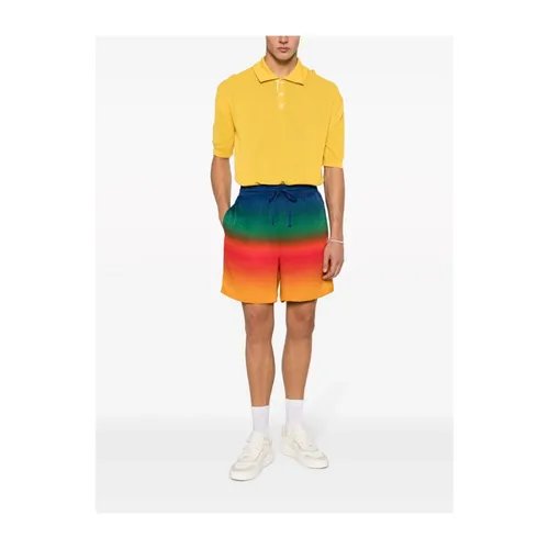 Silk Ombré Gradient Shorts - Casablanca - Modalova