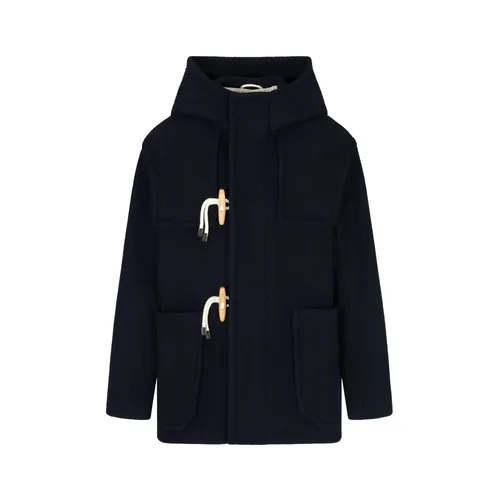 Virgin-wool Cloth Duffel Coat - Emporio Armani - Modalova