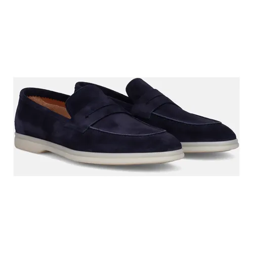 Suede Flat Loafers - Fabi - Modalova