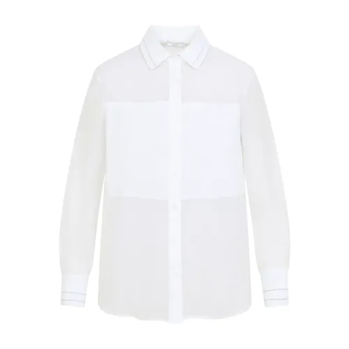Camicia in cotone e seta - Peserico - Modalova