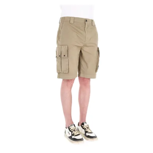 Cargo Cotton Shorts - C.p. Company - Modalova