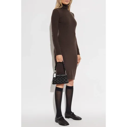 Wool turtleneck dress - MM6 Maison Margiela - Modalova