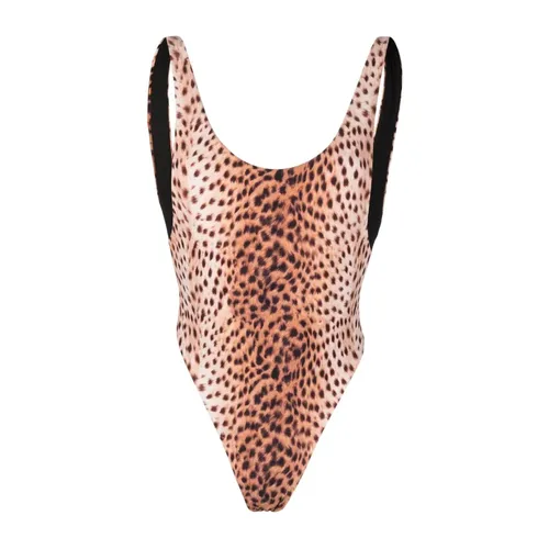 Cheetah Print Swimsuit - Reina Olga - Modalova
