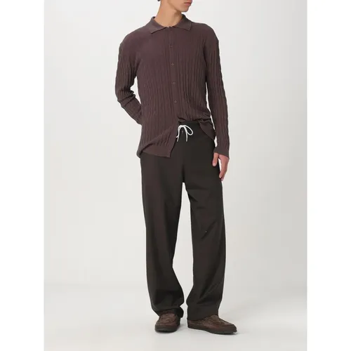 Brown Drawstring Trousers - Magliano - Modalova