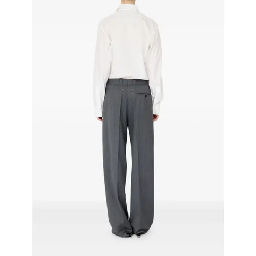 Tailored Wool Trousers - Maison Margiela - Modalova