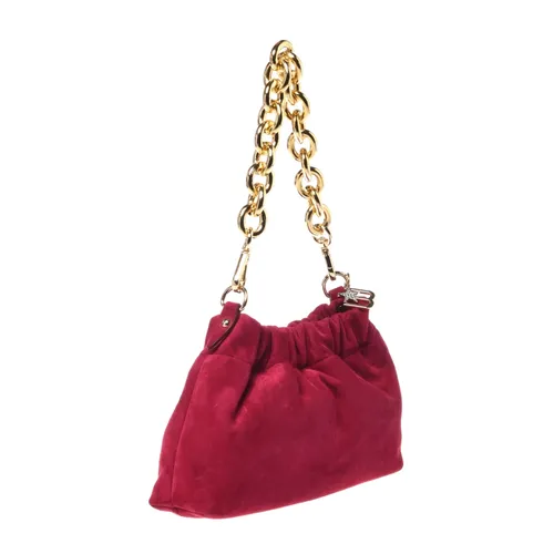 Suede Shoulder Bag - Baldinini - Modalova