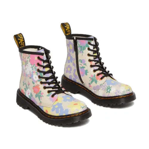 Mini Floral Print Boots - Dr. Martens - Modalova