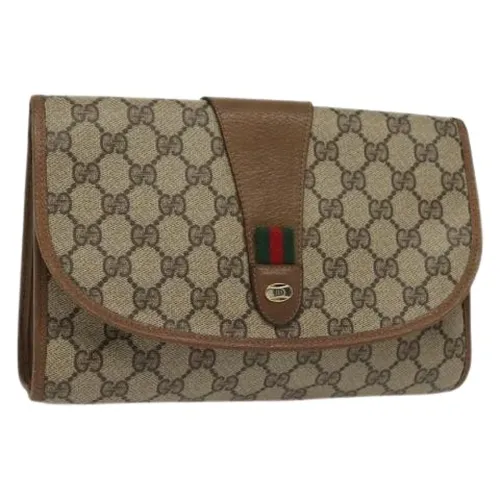 Pre-owned Canvas clutches - Gucci Vintage - Modalova