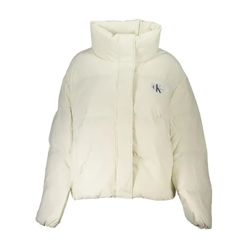 Long Sleeve Jacket with Logo and Multiple Pockets - Calvin Klein - Modalova