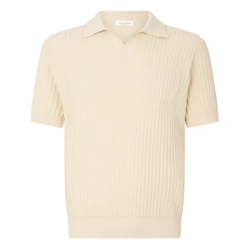 Cotton Striped Polo - Roberto Collina - Modalova