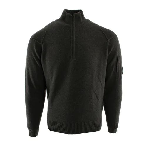 Lambswool GRS Half Zip Sweater - C.p. Company - Modalova