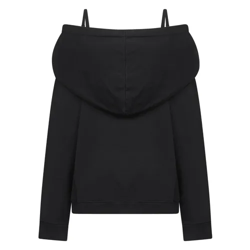 Off-Shoulder Sweatshirt - MM6 Maison Margiela - Modalova