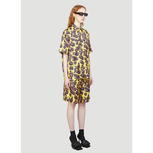 Graphic Print Silk Shirt - Stella McCartney - Modalova