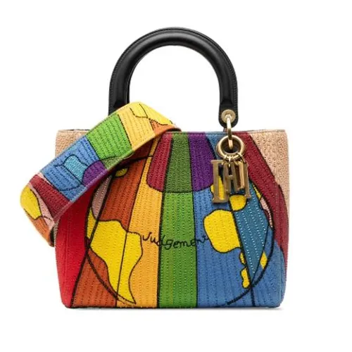 Pre-owned Leather Handbag - Dior Vintage - Modalova