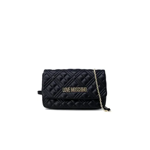 Quilted Crossbody Bag Clip Fastening - Love Moschino - Modalova