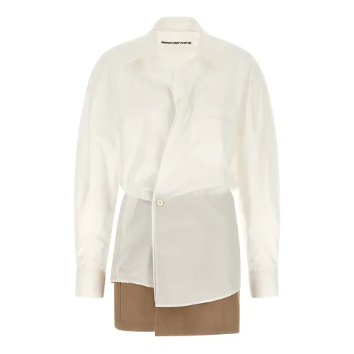 Mini Vestido Cruzado Pre-Diseñado - Alexander Wang - Modalova