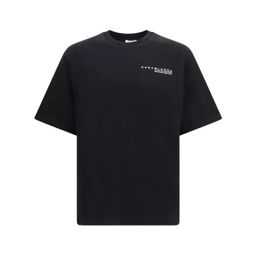 Cotton Graphic Print T-Shirt - Casablanca - Modalova