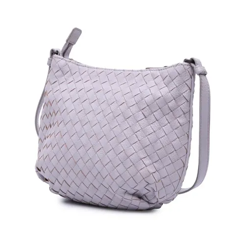Pre-owned Woven Leather Shoulder Bag - Bottega Veneta Vintage - Modalova