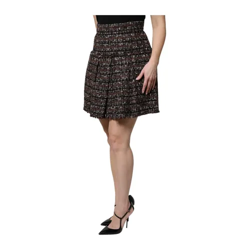 Tweed Mini Skirt - Dolce & Gabbana - Modalova