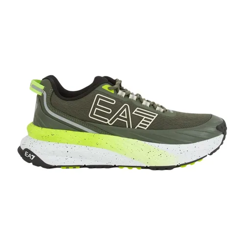 Sneaker Verde - Emporio Armani EA7 - Modalova