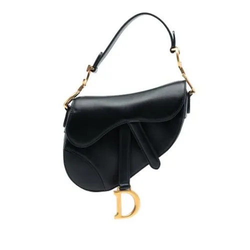 Pre-owned Leather Shoulder Bag - Dior Vintage - Modalova