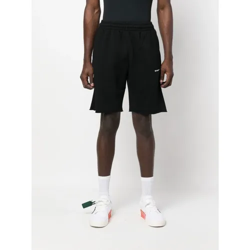 Off White Shorts Black - Off White - Modalova