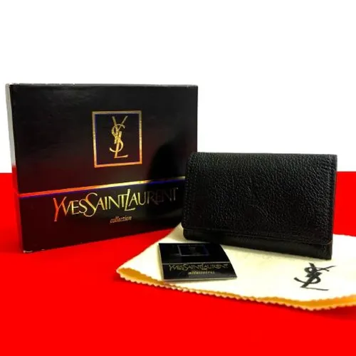 Pre-owned Leather Key Case - Yves Saint Laurent Vintage - Modalova