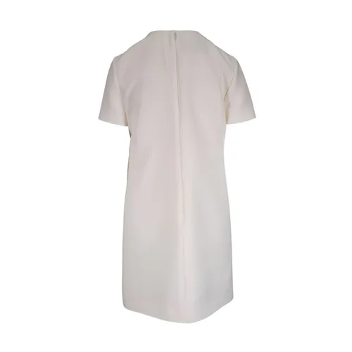 V-Logo Pocket Short Sleeve Crepe Mini Dress - Valentino - Modalova