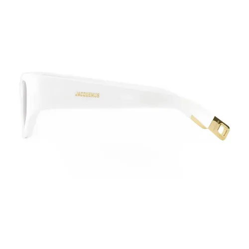 White Acetate Sunglasses - Gala Style - Jacquemus - Modalova