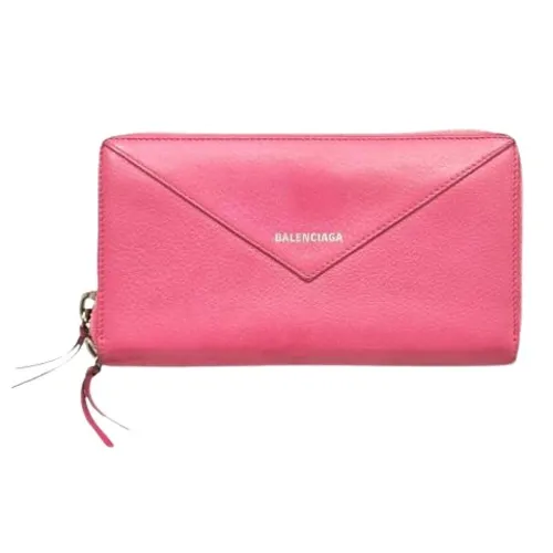Pre-owned Leather Wallet - Balenciaga Vintage - Modalova