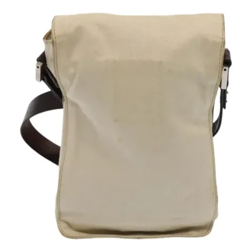 Pre-owned Vintage Canvas Shoulder Bag - Fendi Vintage - Modalova