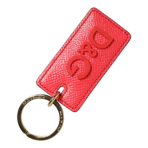 Leather Key-Ring - Dolce & Gabbana - Modalova