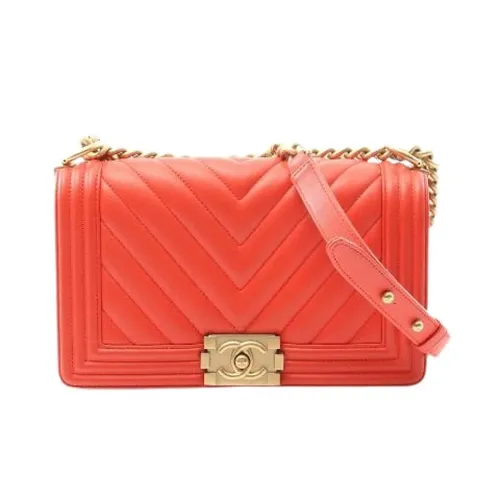 Pre-owned Leather Shoulder Bag - Chanel Vintage - Modalova