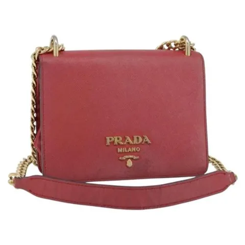 Pre-owned Leather Mini Bag - Prada Vintage - Modalova