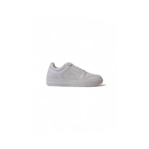 White Polyester Sneaker Stylish Comfort - Emporio Armani EA7 - Modalova