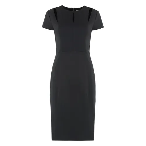 Cut-out Front Crepe Dress - Calvin Klein - Modalova