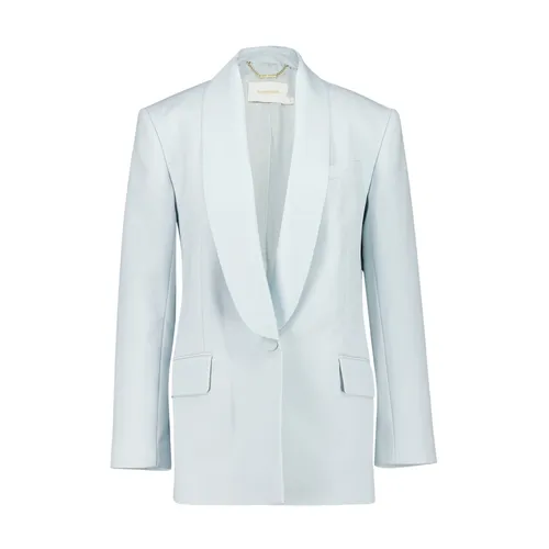 Sea Foam Tuxedo Jacket - Zimmermann - Modalova