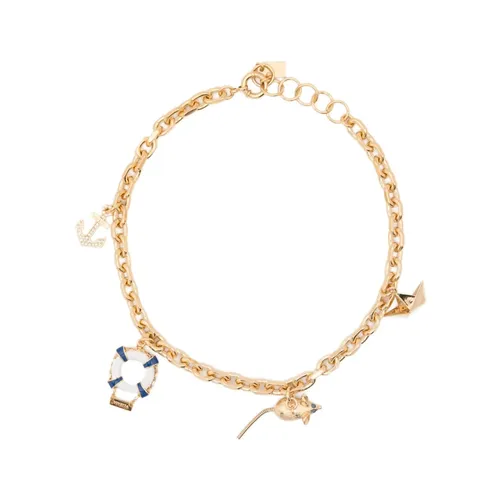 Chain Link Charm Bracelet - Vivetta - Modalova