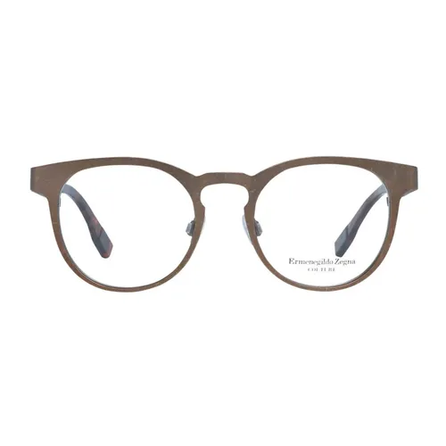 Round Titanium Optical Frames - Zegna - Modalova