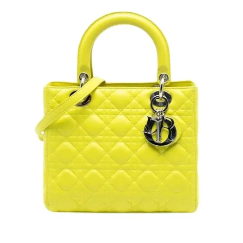 Pre-owned Leather Handbag - Dior Vintage - Modalova