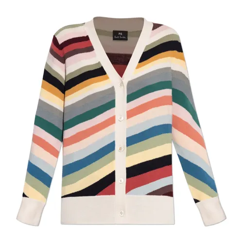 Cardigan with striped pattern - PS By Paul Smith - Modalova