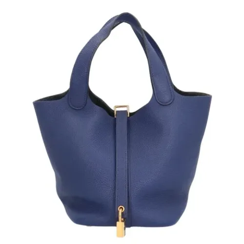 Pre-owned Cuero bolsos-de-mano - Hermès Vintage - Modalova