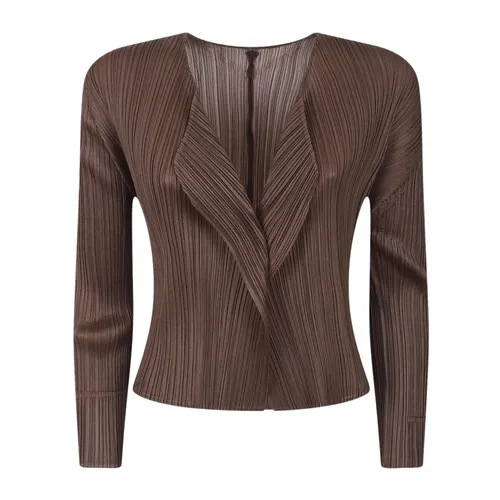 Pleated Cardigan - Issey Miyake - Modalova