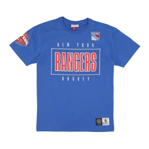 New York Rangers Logo Tee - Mitchell & Ness - Modalova