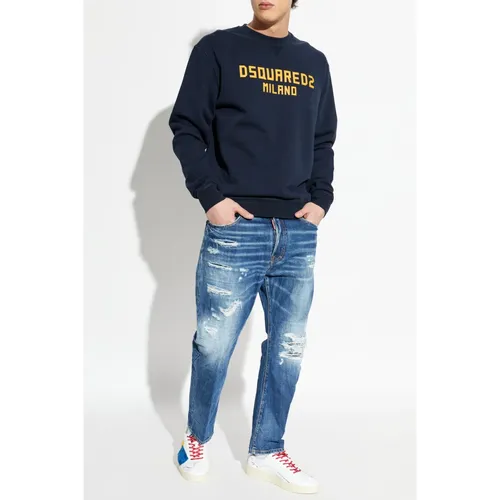 Sweatshirt with printed logo - Dsquared2 - Modalova