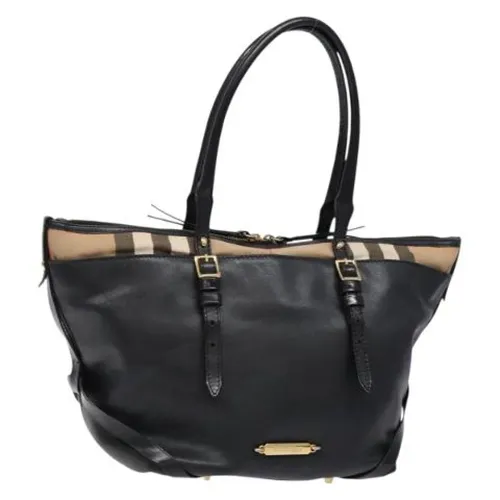 Pre-owned Leather handbags - Burberry Vintage - Modalova