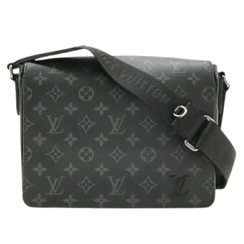 Pre-owned District PM Monogram Eclipse Shoulder Bag - Louis Vuitton Vintage - Modalova