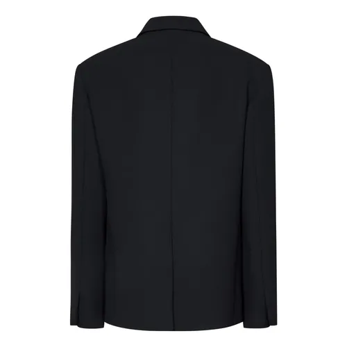 Black Slim Fit Blazer Jacket - Khaite - Modalova