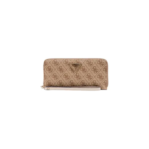 Printed Zip Wallet with Multiple Pockets - Guess - Modalova